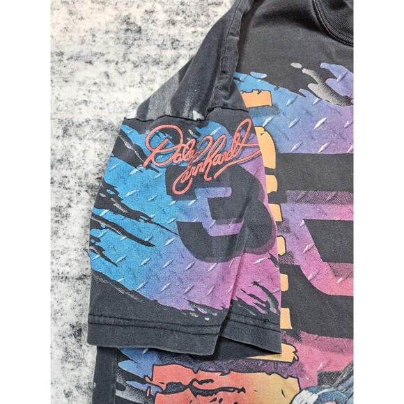 Vintage Dale Earnhardt Tshirt SZ XL AOP FADED L The Man Born To Run 1997 Nascar - Picture 6 of 12